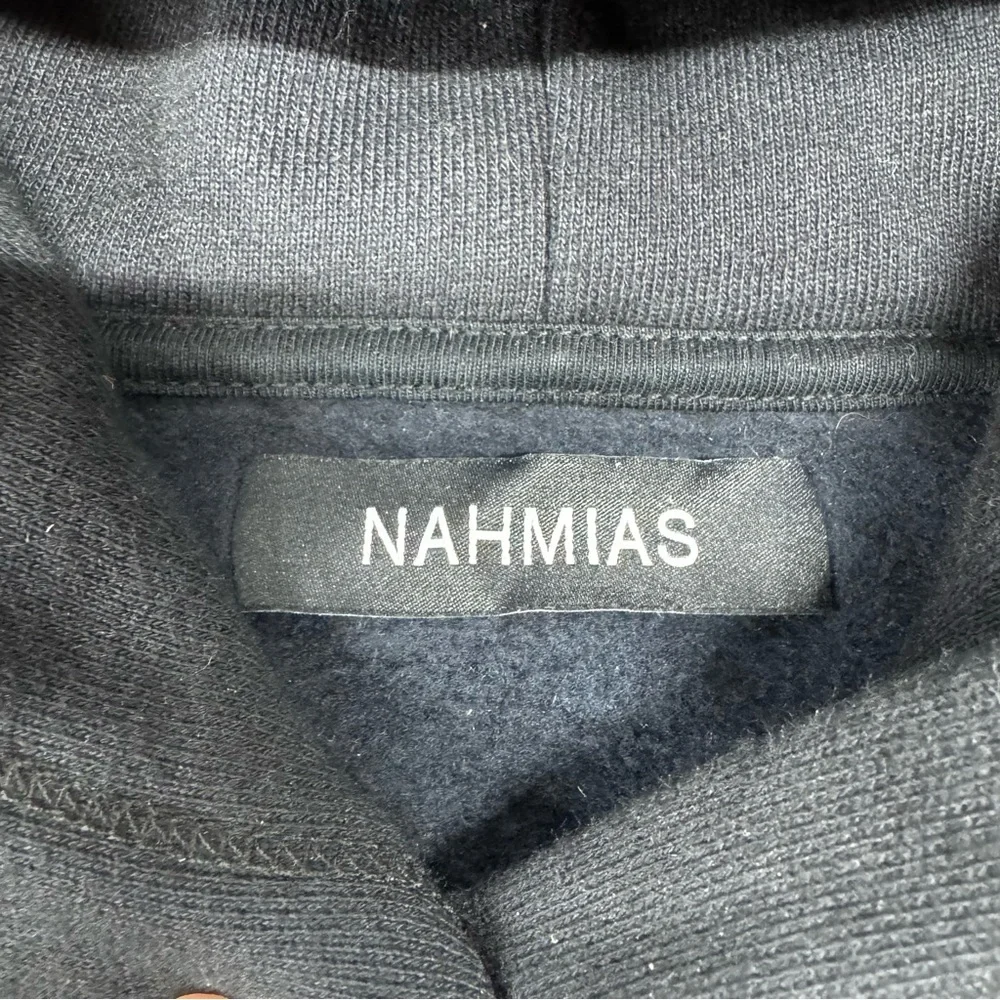 Nahmias Hoodie Days Of Sun & Fun Men’s Size M Black Thick Cotton Streetwear - Picture 7 of 13
